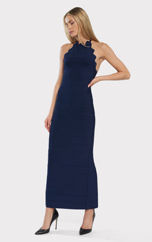 Scallop Edge Gown | Classic Blue