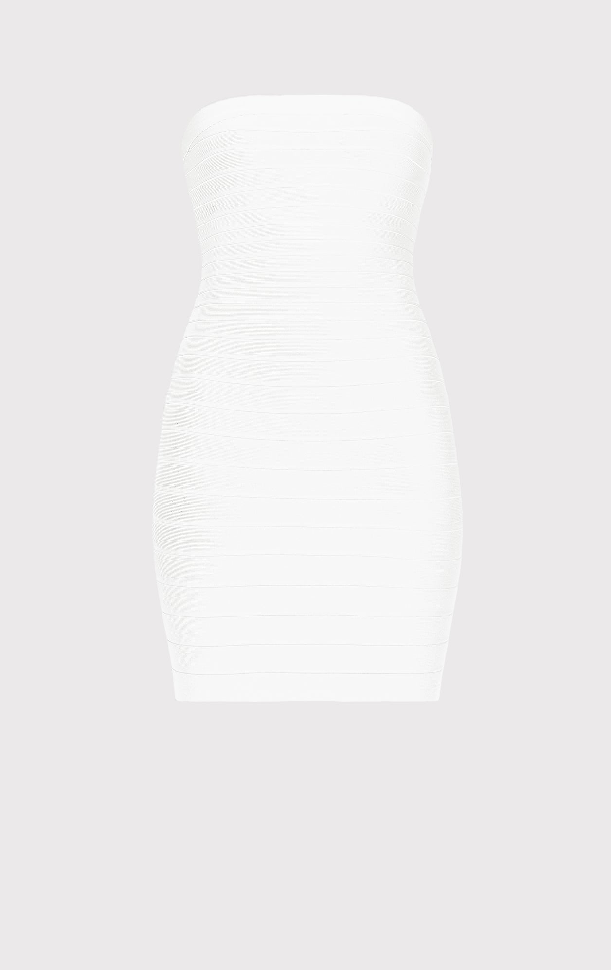 Strapless Banded Mini Dress | Alabaster