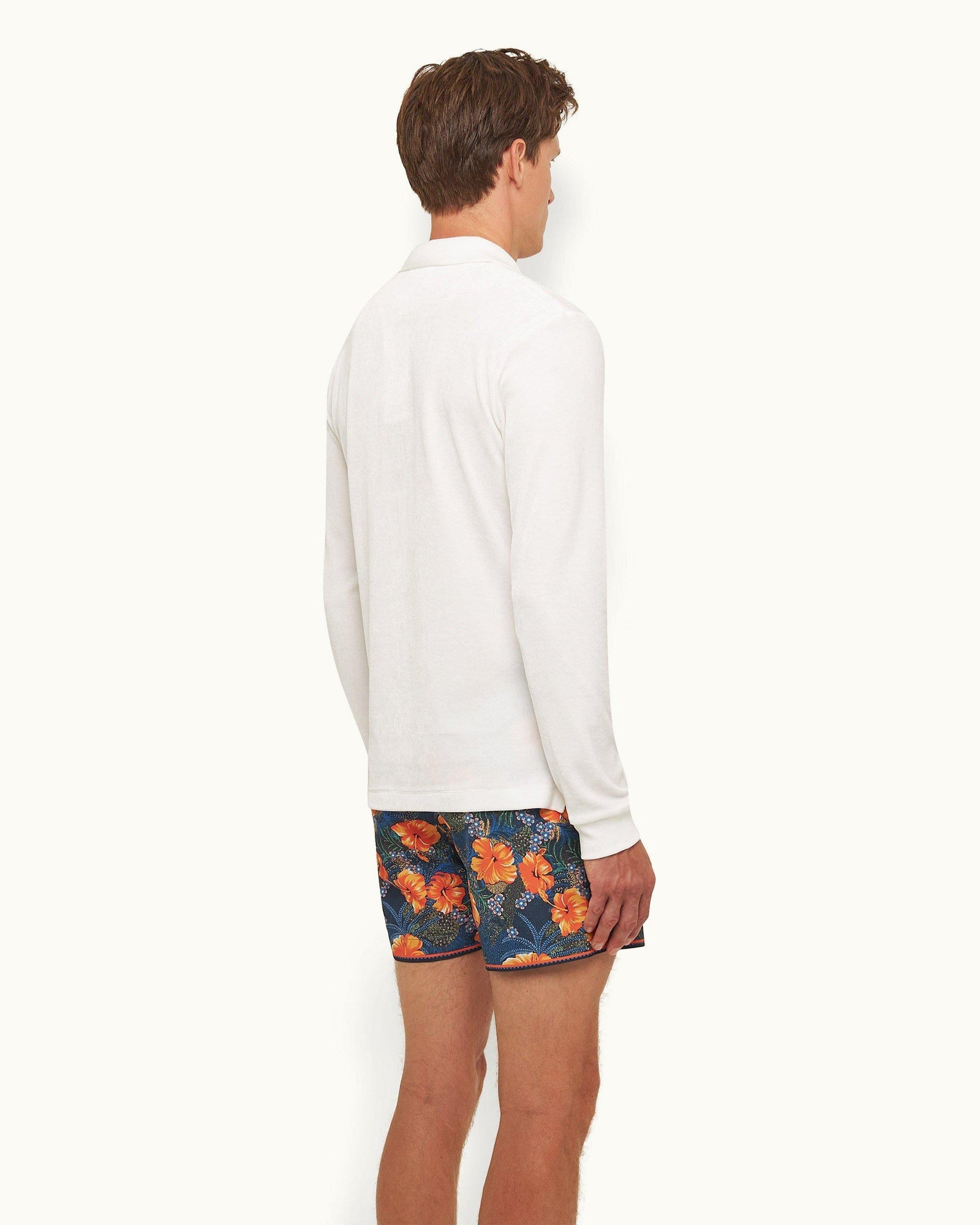 Cloud Classic Fit Towelling Polo Shirt | Cloud