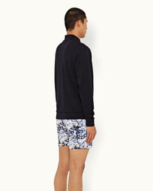 Cloud/Mazanine Ice Print Mid-Length Swim Shorts | Cloud/Mazanine