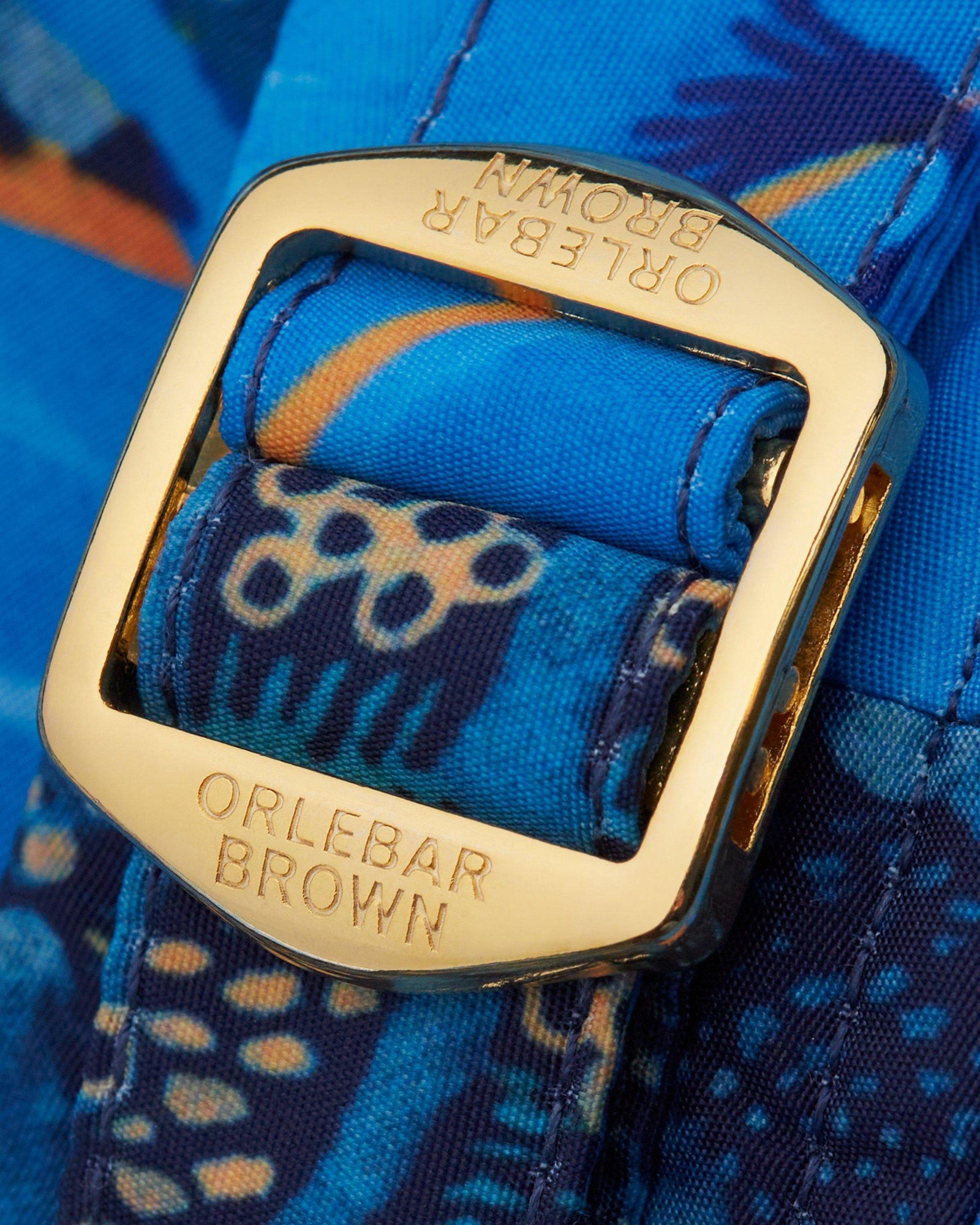 Bulldog Night Iris/Cerulean Tropic Nightfall Print Mid-Length Swim Shorts | Night Iris/Cerulean