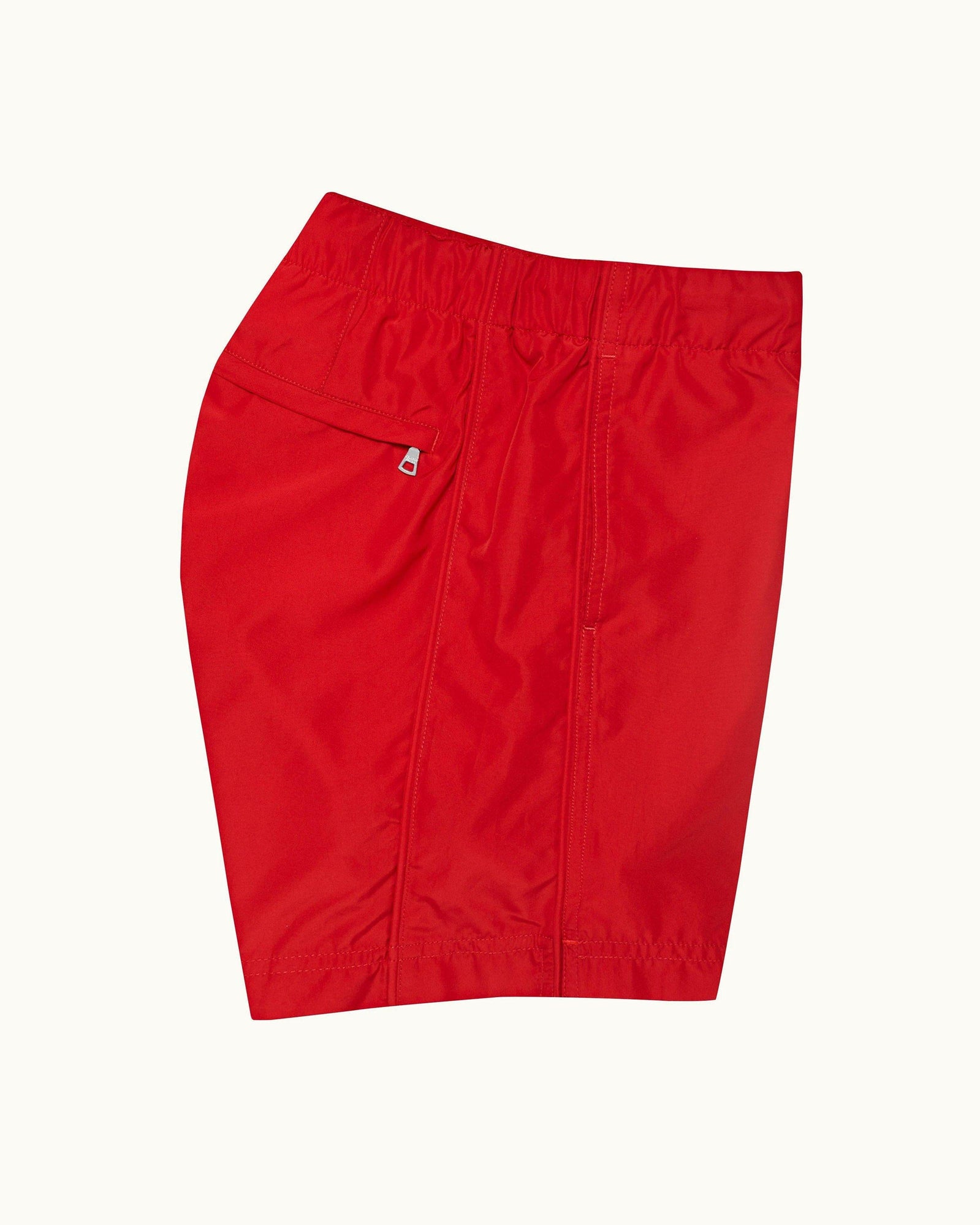 Bulldog Drawcord Vermillion Drawcord Mid-Length Swim Shorts | Vermillion