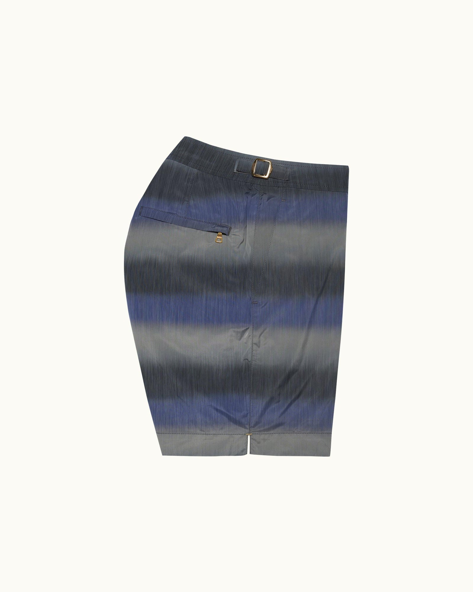 Mid-Length Swim Shorts In Night Iris Blue Fade | Night Iris