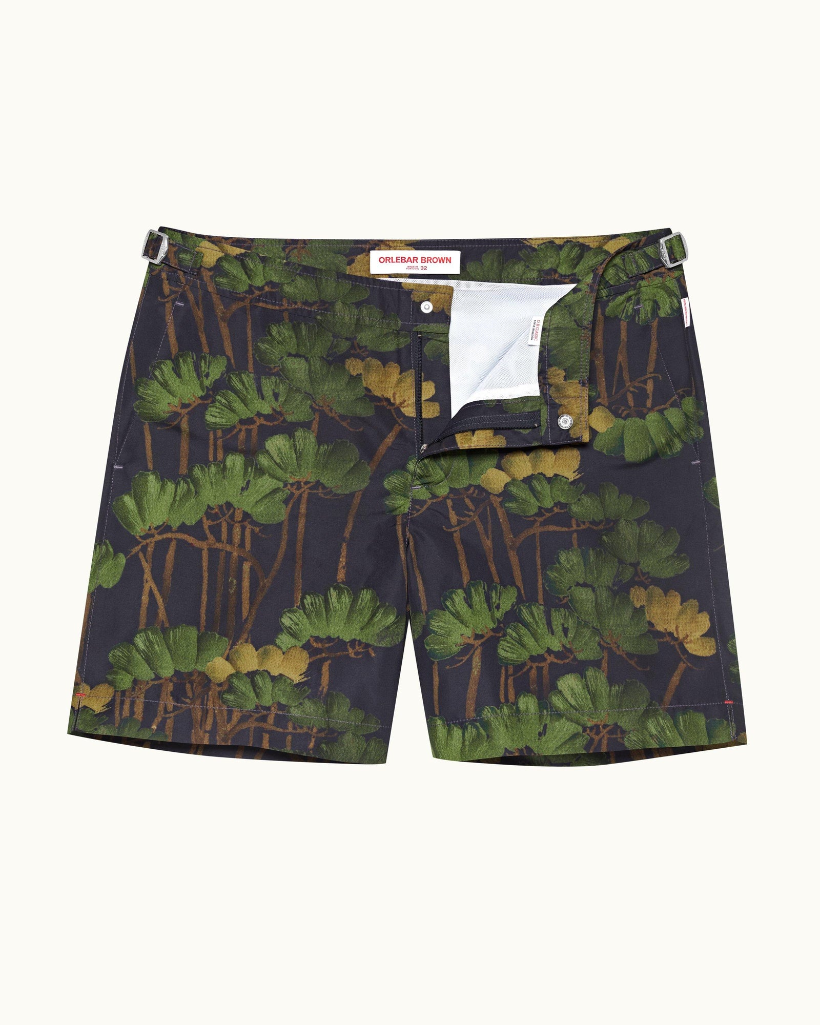 Bulldog Fantasy Floral Mid-Length Swim Shorts | Night Iris