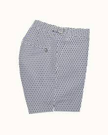 Men | Bulldog Swim Boxer | White/Midnight Navy