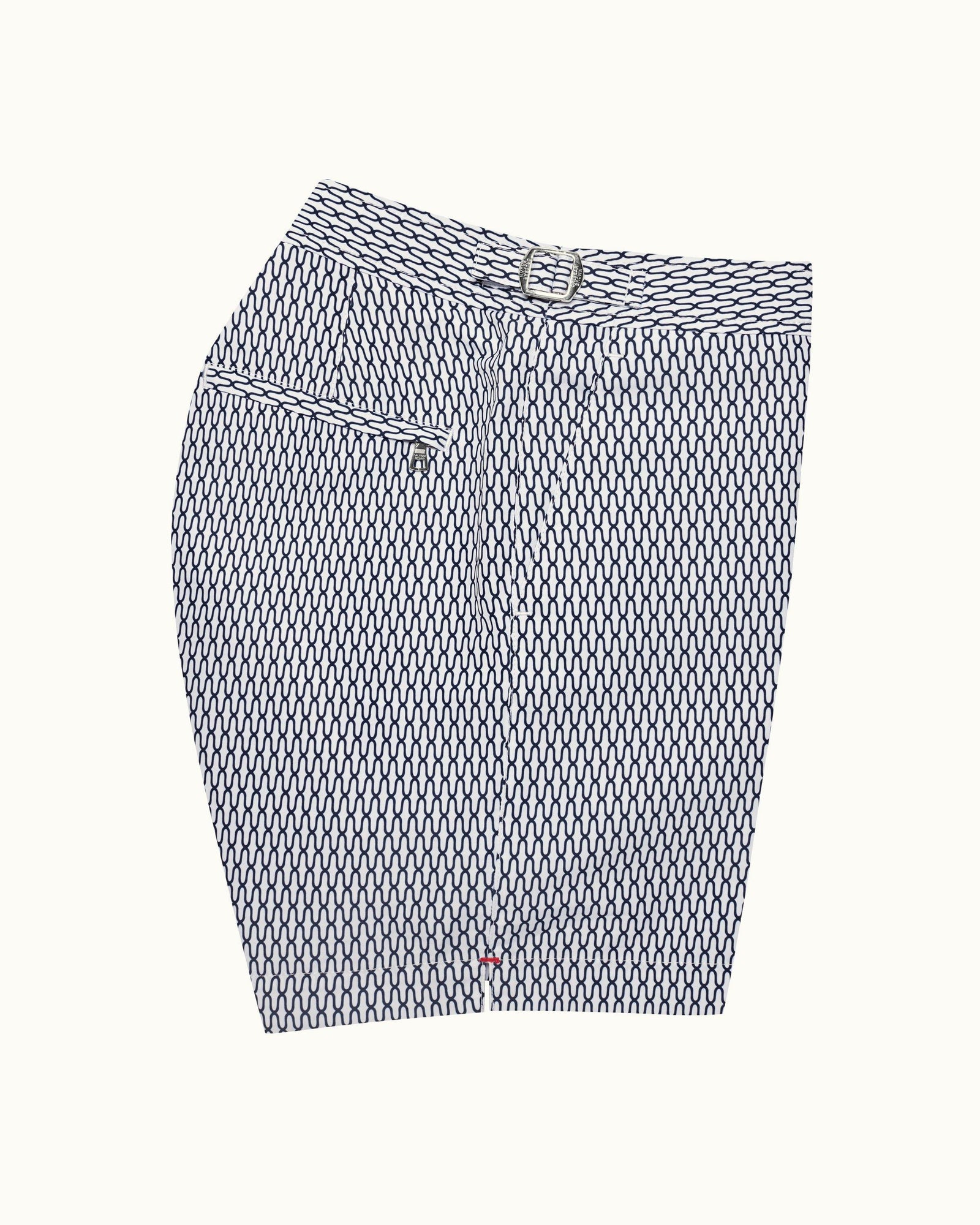 Men | Bulldog Swim Boxer | White/Midnight Navy