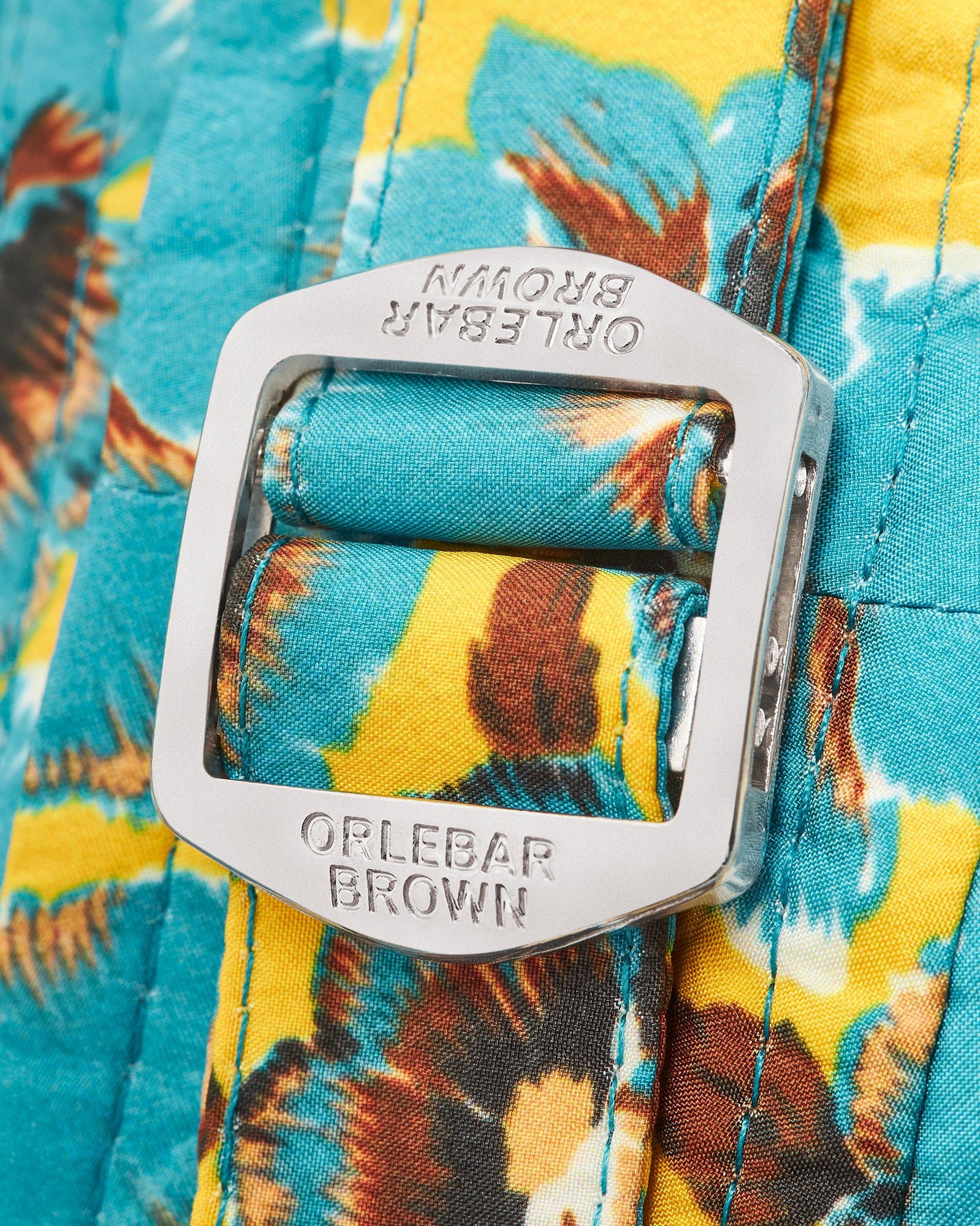 Petal Print Mid-Length Swim Shorts in Lemon Meringue colour | Lemon Meringue