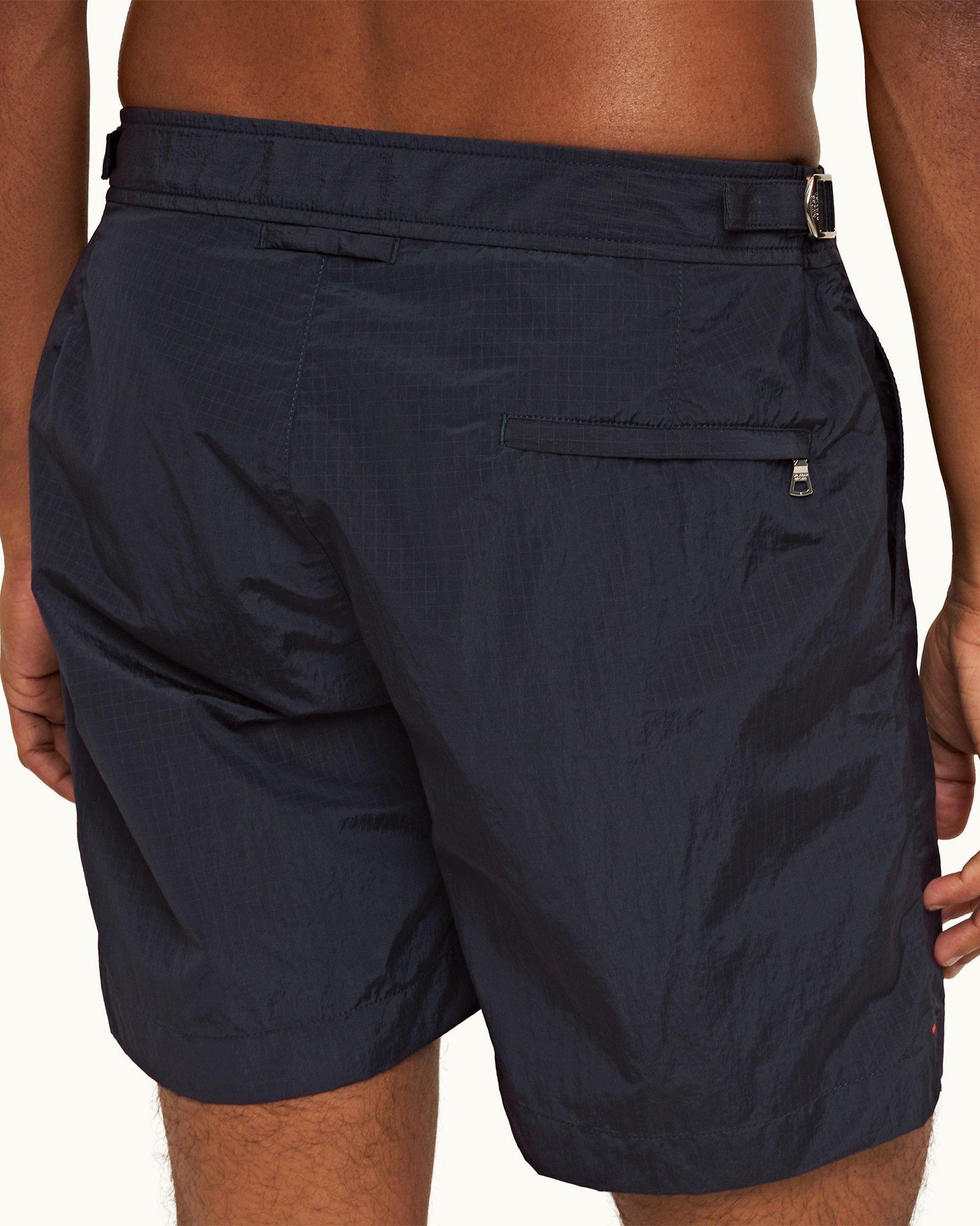 Night Iris Ripstop Mid-Length Swim Shorts | Night Iris
