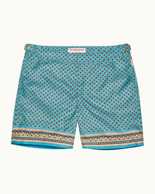 Men | Bulldog Swim Boxer | California Blue