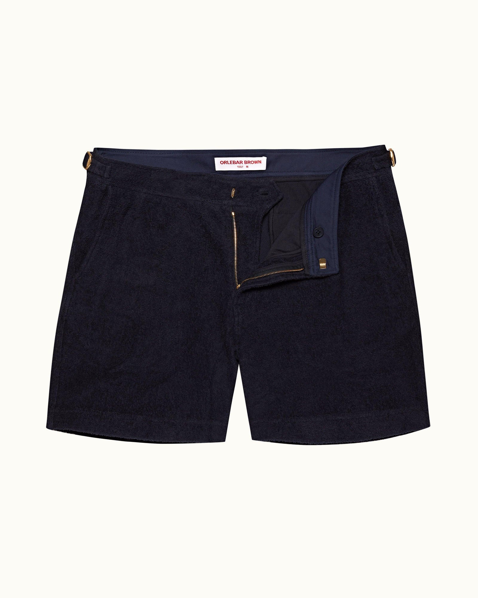 Bulldog Towelling Night Iris Mid-Length Double-Faced Towelling Shorts | Night Iris