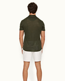 Bulldog Towelling White Mid-Length Double-Faced Towelling Shorts | White