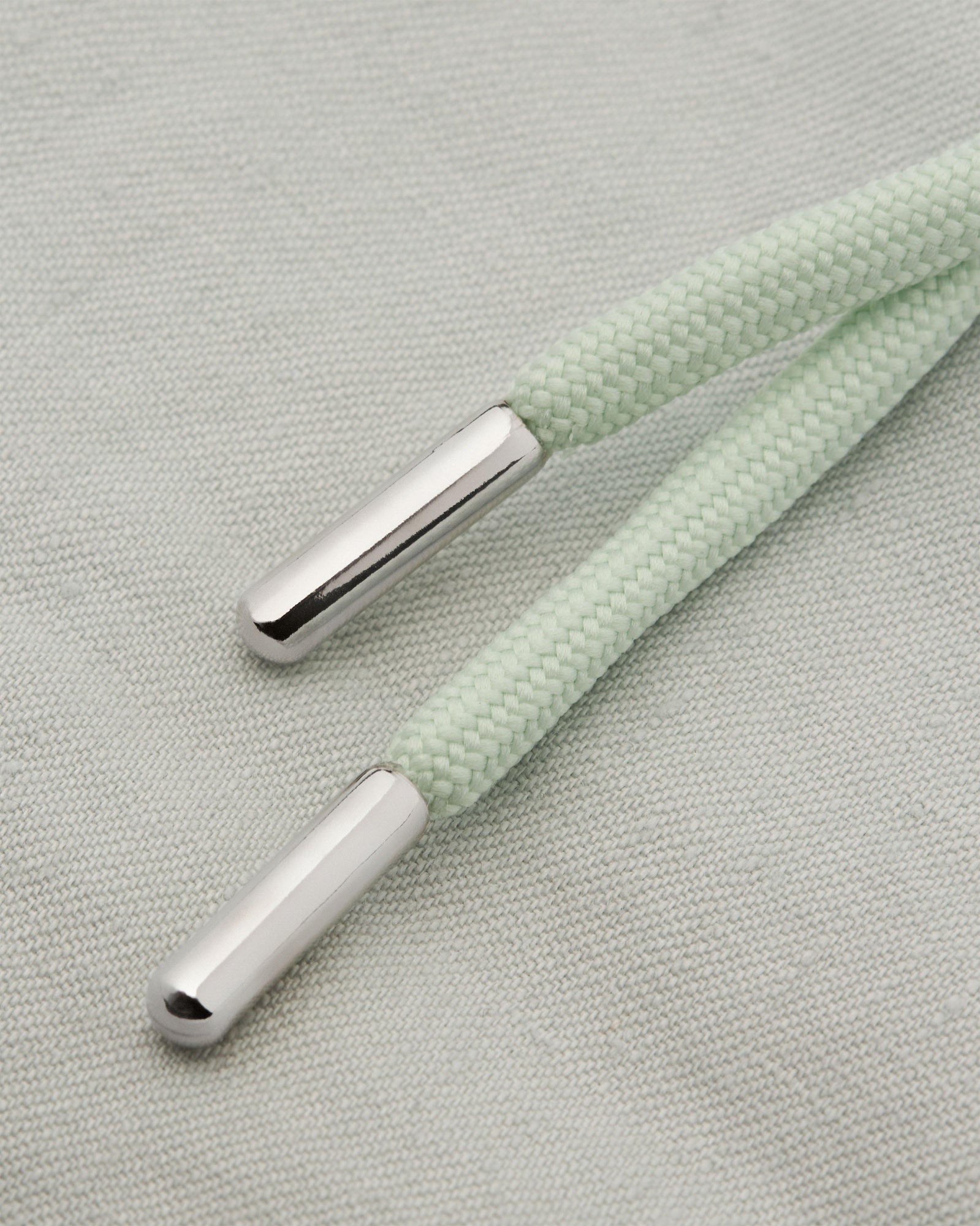 Cornell Linen Tailored Fit Washed Linen Trousers In White Jade Colour | White Jade