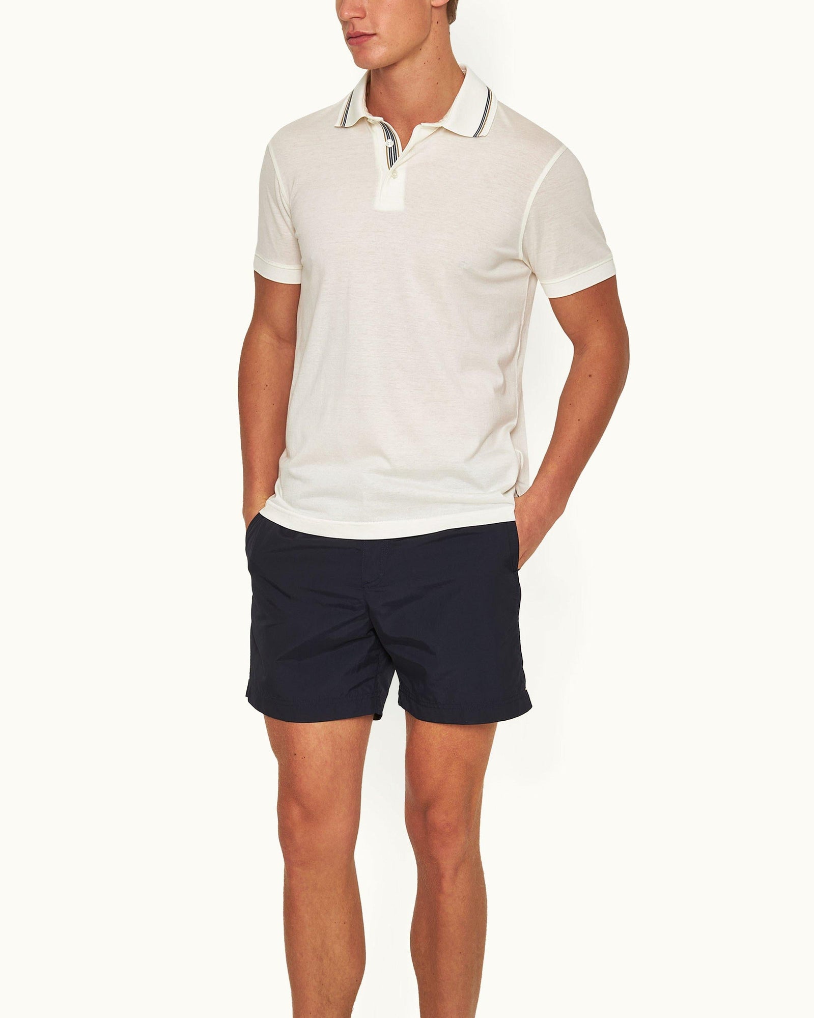 Men | Dominic Tipping Polo | White Sand