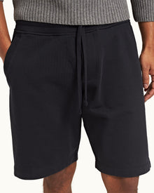 Night Iris Classic Fit Organic Cotton Sweat Shorts | Night Iris