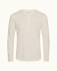 White Sand Classic Fit Garment Dye Long-Sleeve T-shirt | White Sand