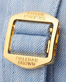 Harrop Light Blue Two-Tone Effect Tailored Fit Cotton-Linen Shorts | Light Blue