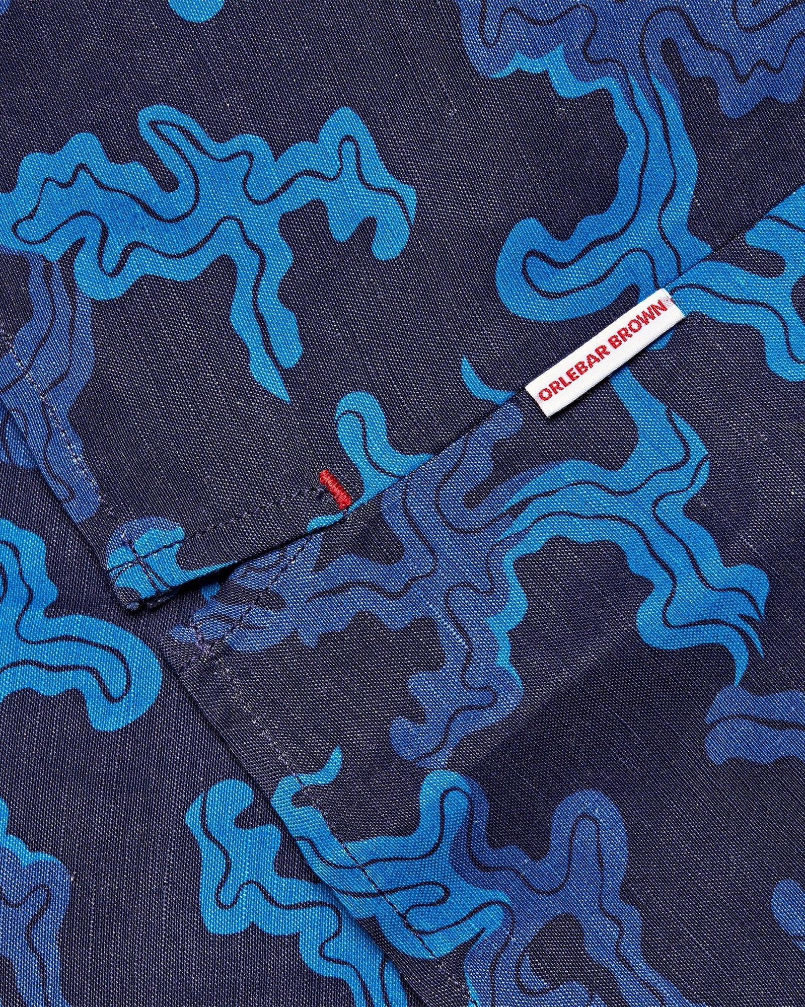 Dark Sapphire Current Capri Collar Shirt | Dark Sapphire