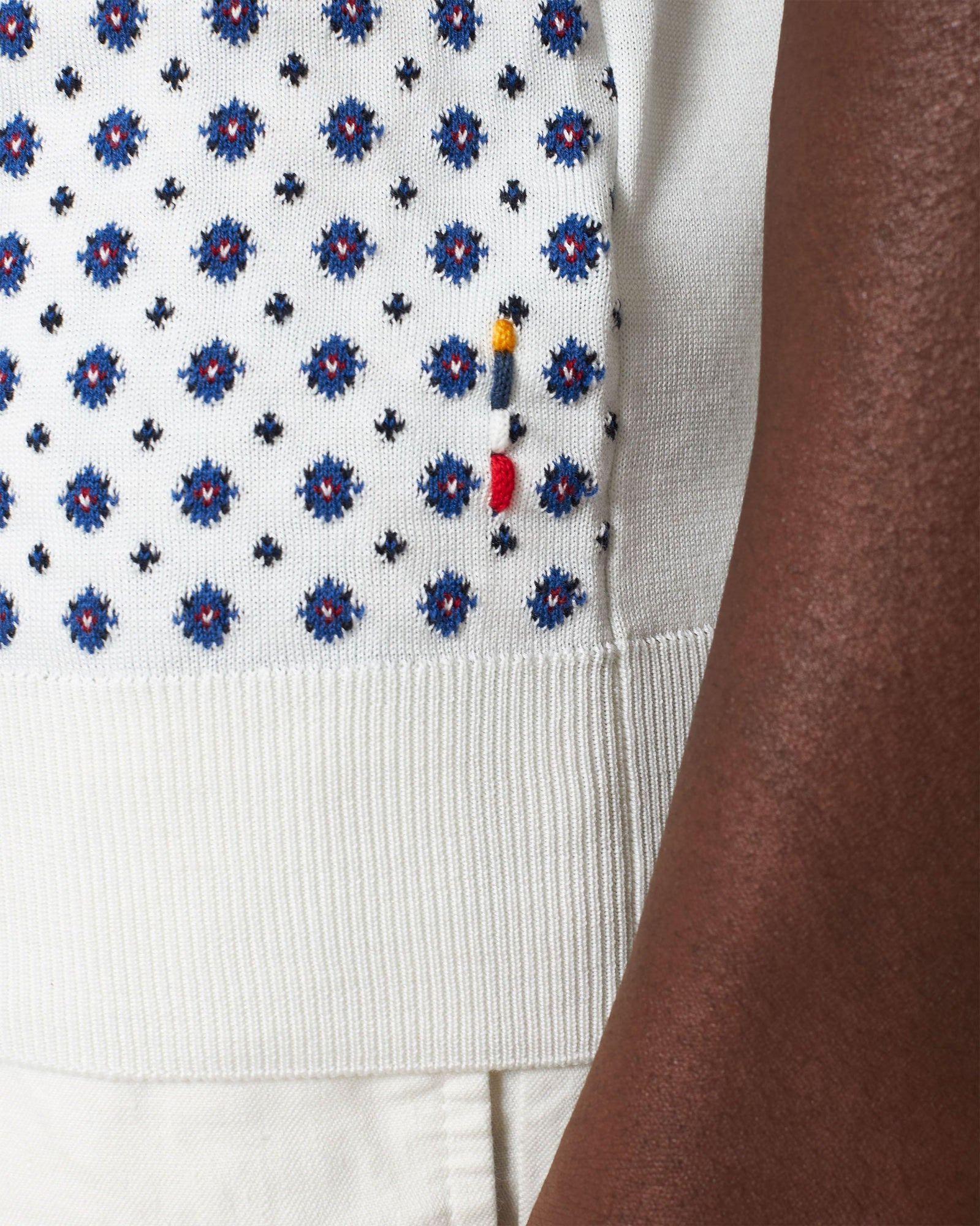 Horton Cashew Fiore Tailored Fit Silk-Cotton Pique Polo Shirt | Cashew