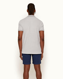 Jarrett Towelling Clay/Sage Classic Fit Towelling Polo Shirt | Clay/Sage