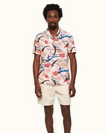 White Sand Flight Of Fantasy Relaxed Fit Shorts | White Sand