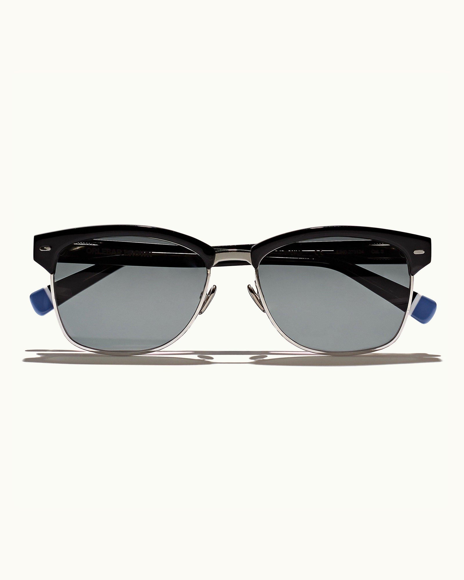 Matira Black Laminate Half-Wire Sunglasses | Black Laminate