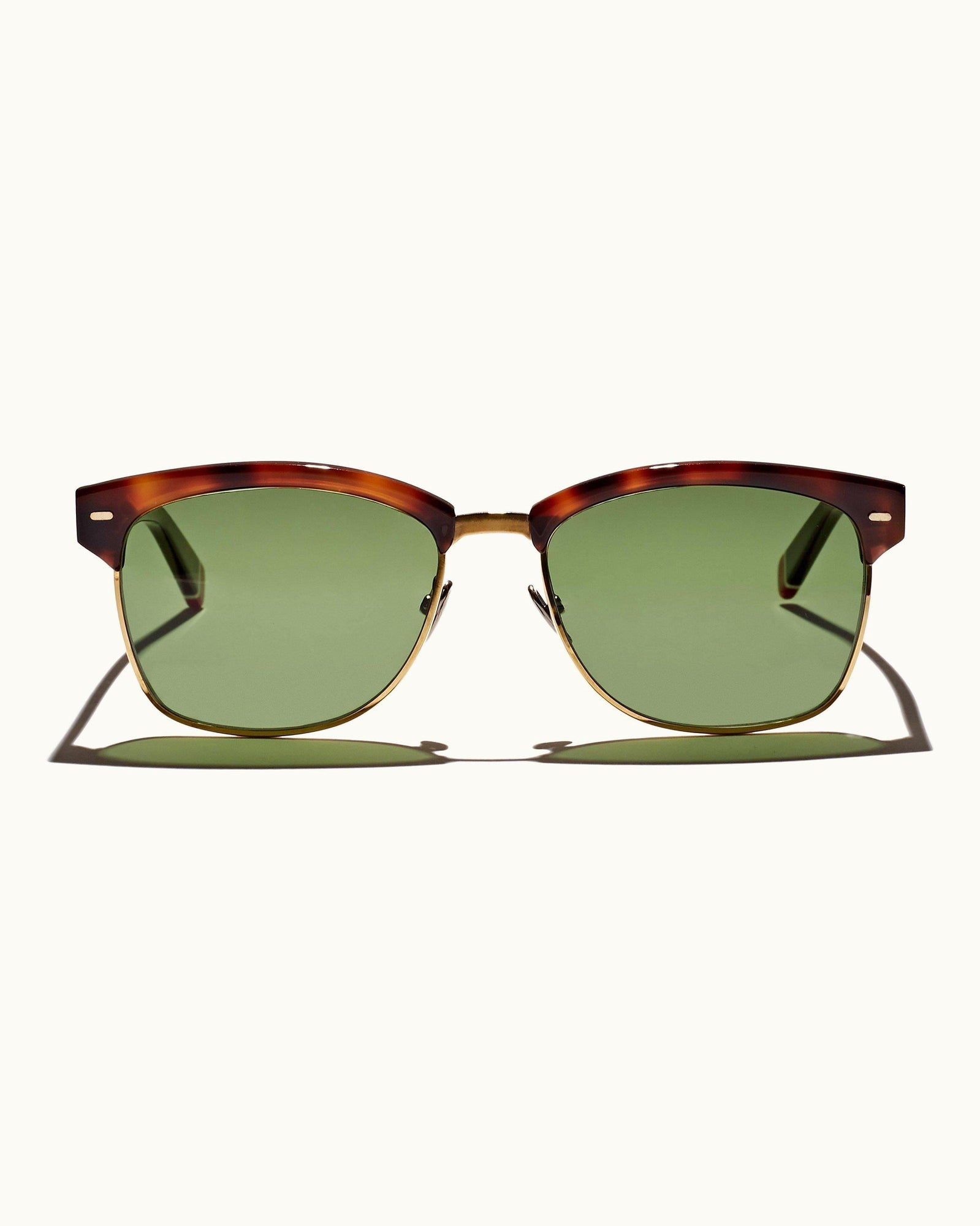 Matira Tortoiseshell Half-Wire Sunglasses | Tortoise Shell