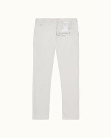 Myers Camoin Moonlight Tailored Fit Stretch Cotton Trousers | Moonlight