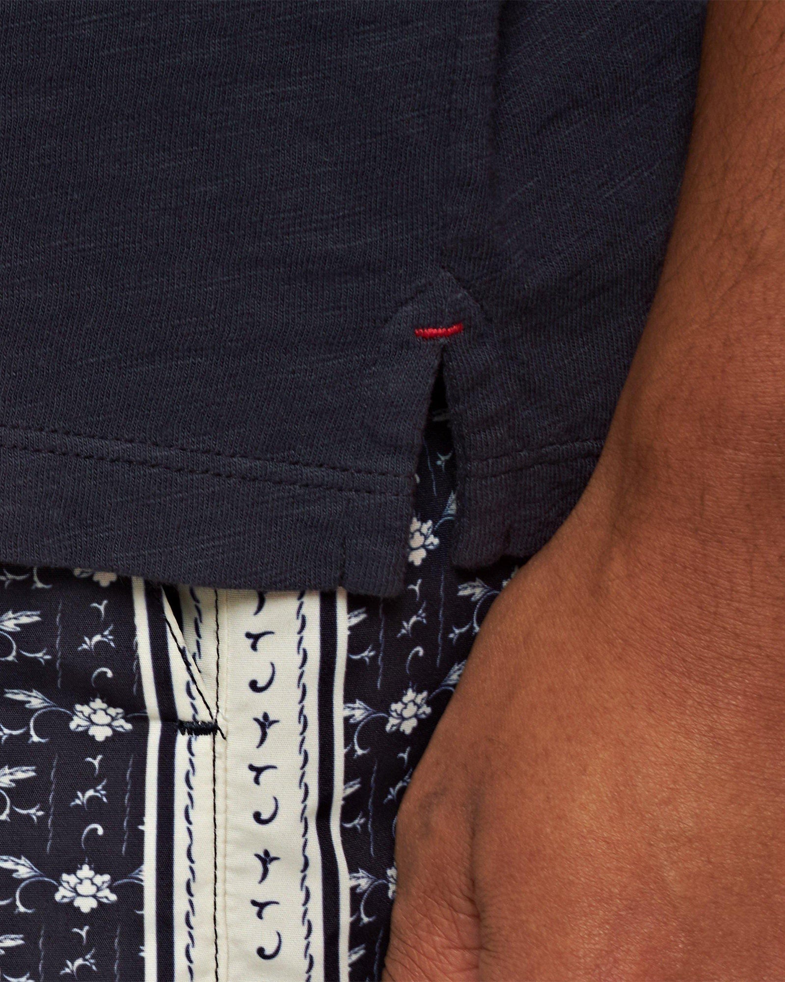 Ob Classic Night Iris Classic Fit Garment-Dye Organic Cotton T-shirt | Night Iris