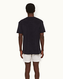 Night Iris O.BUOY Classic Fit Towelling T-shirt | Night Iris
