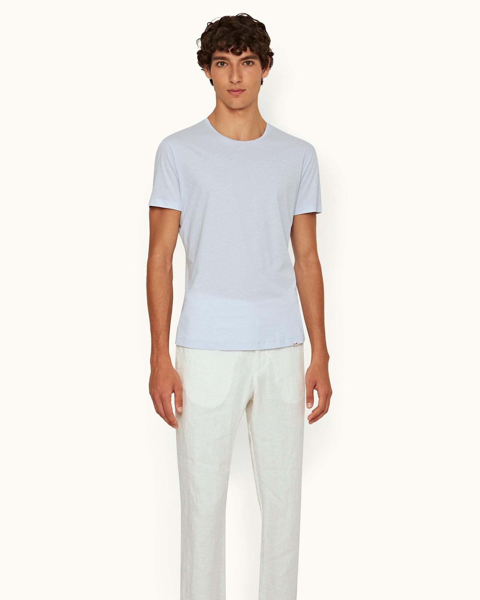 Ob-T Hush Tailored Fit Crewneck Organic Cotton T-shirt | Hush