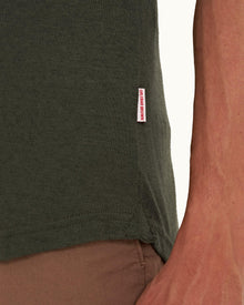 Sebastian Cashmere Forest Night Tailored Fit Cashmere Polo Shirt | Forest Night