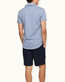 Men | Sebastian Silk Polo | Hush