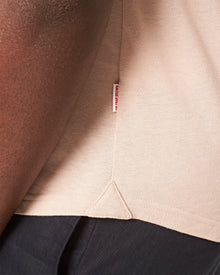 Sebastian Silk Tailored Fit Cotton-Silk Polo Shirt In Seashell Pink | Seashell Pink