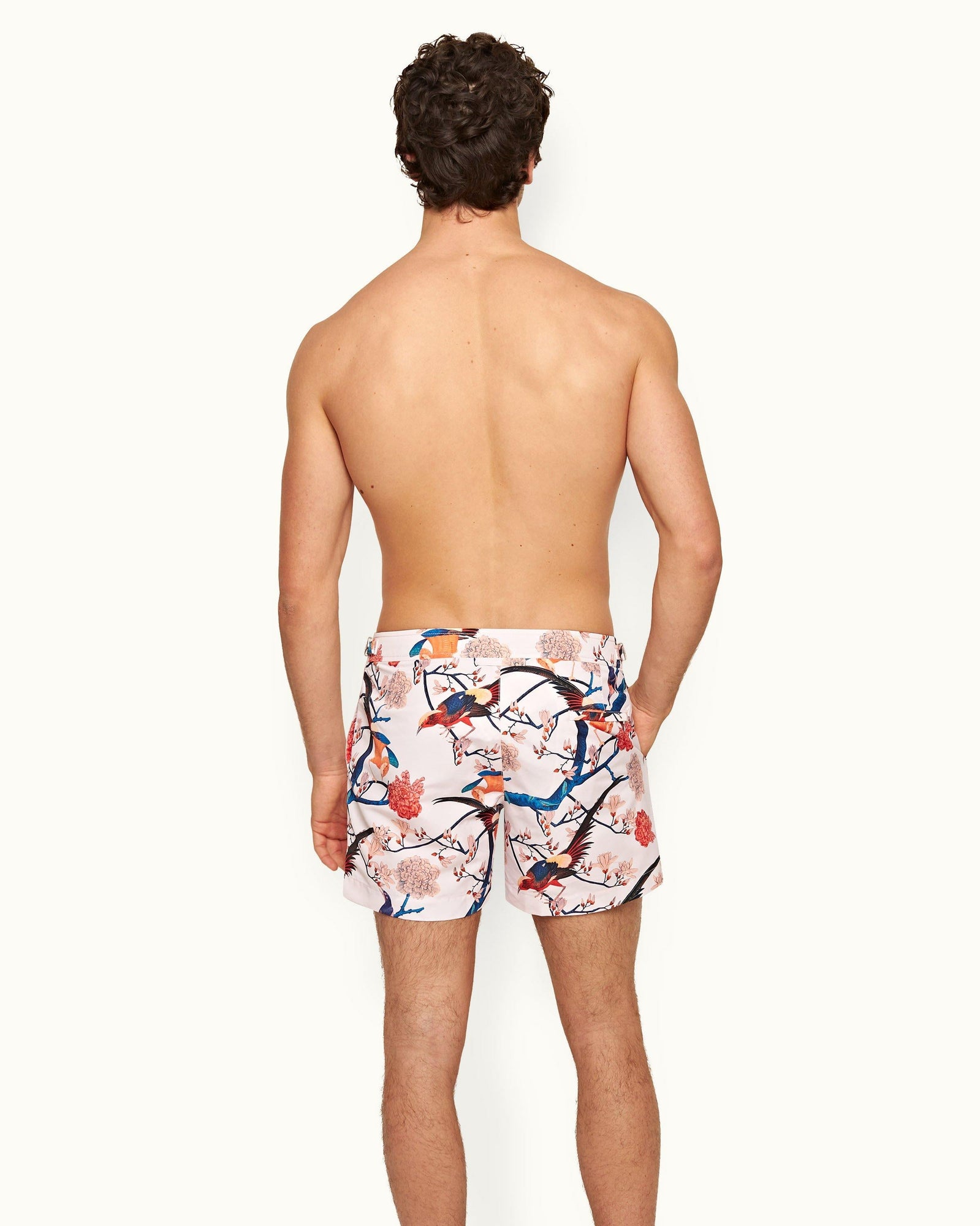 Setter Rose Flight Of Fantasy Shorter-Length Swim Shorts | Rose