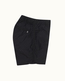 Night Iris Runner Checkerboard Shorter-Length Swim Shorts | Night Iris