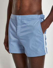 Setter Stretch Shorter-Length Stretch Swim Shorts In Springfield Blue | Springfield Blue