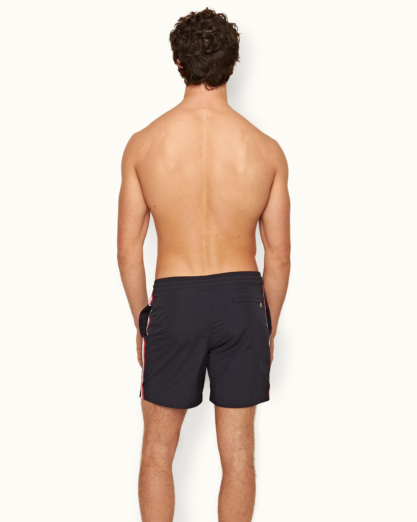 Standard Bonded Night Iris Mid-Length Bonded Drawcord Swim Shorts | Night Iris