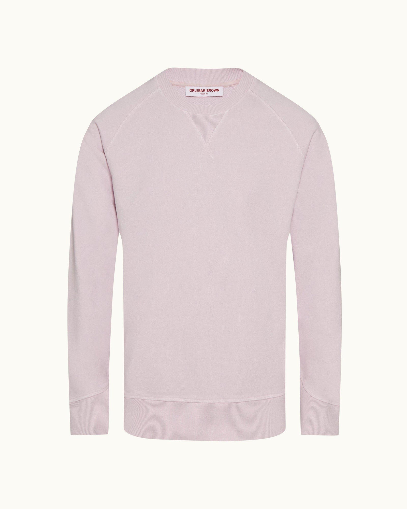Conch Pink Garment Dye Organic Cotton Sweatshirt | Conch Pink