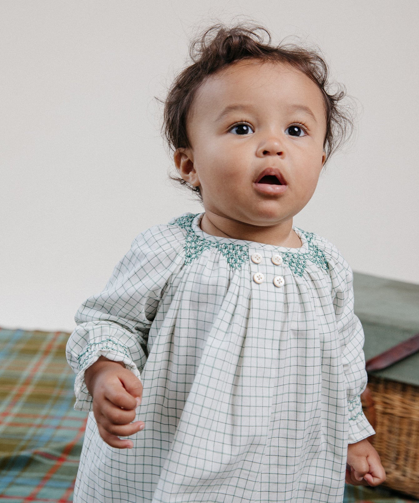 Girls | Willa Baby Dress | Green