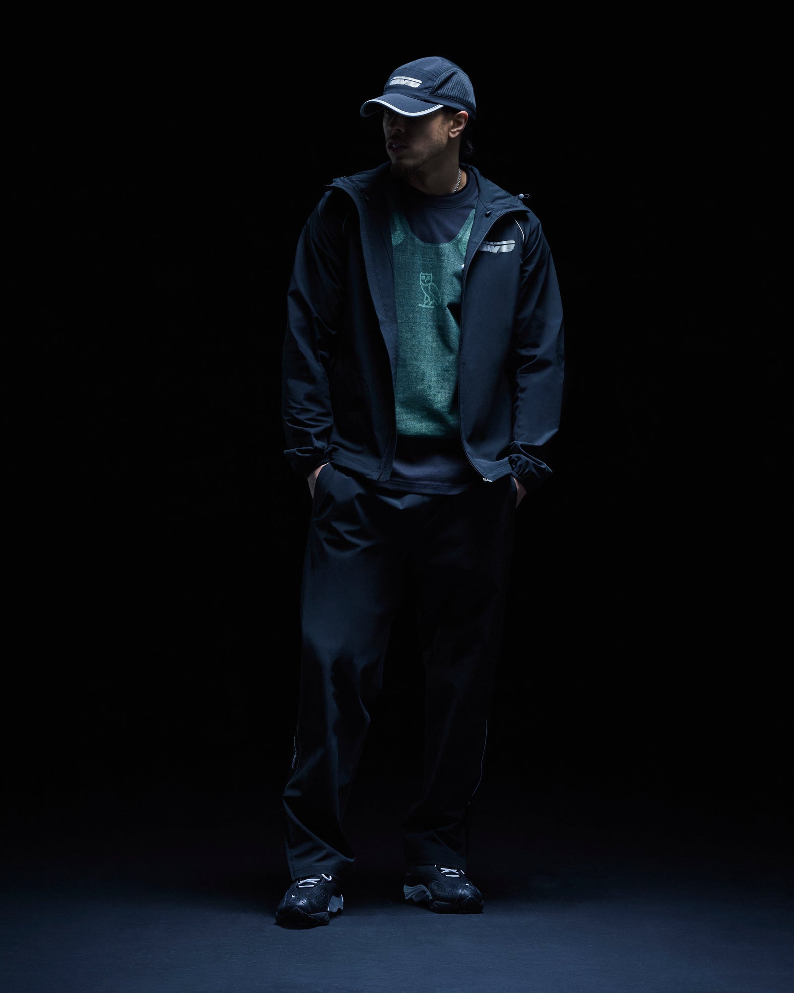 Mens | Nylon Running Pant | Black