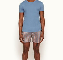 Ob-T Blue Tailored Fit Crew Neck T-Shirt | Capri