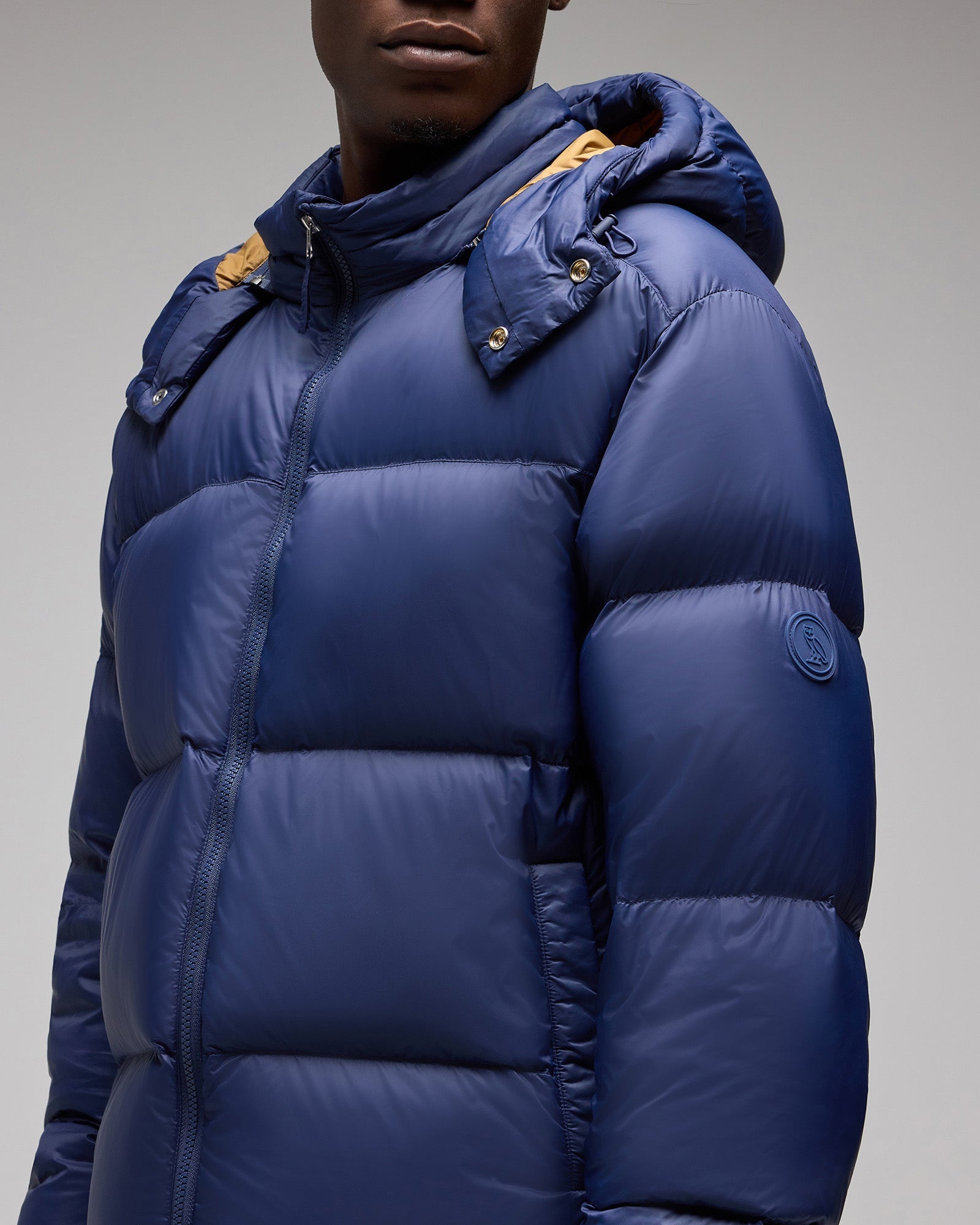 Contrast Bounce Jacket - Navy