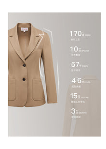 Office Style Blazer | Camel