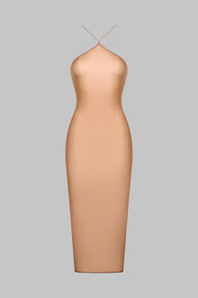 Midi Open Back Dress - French Kiss Light