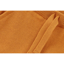 Unisex | Organic Knit Shorts | Dark Ochre