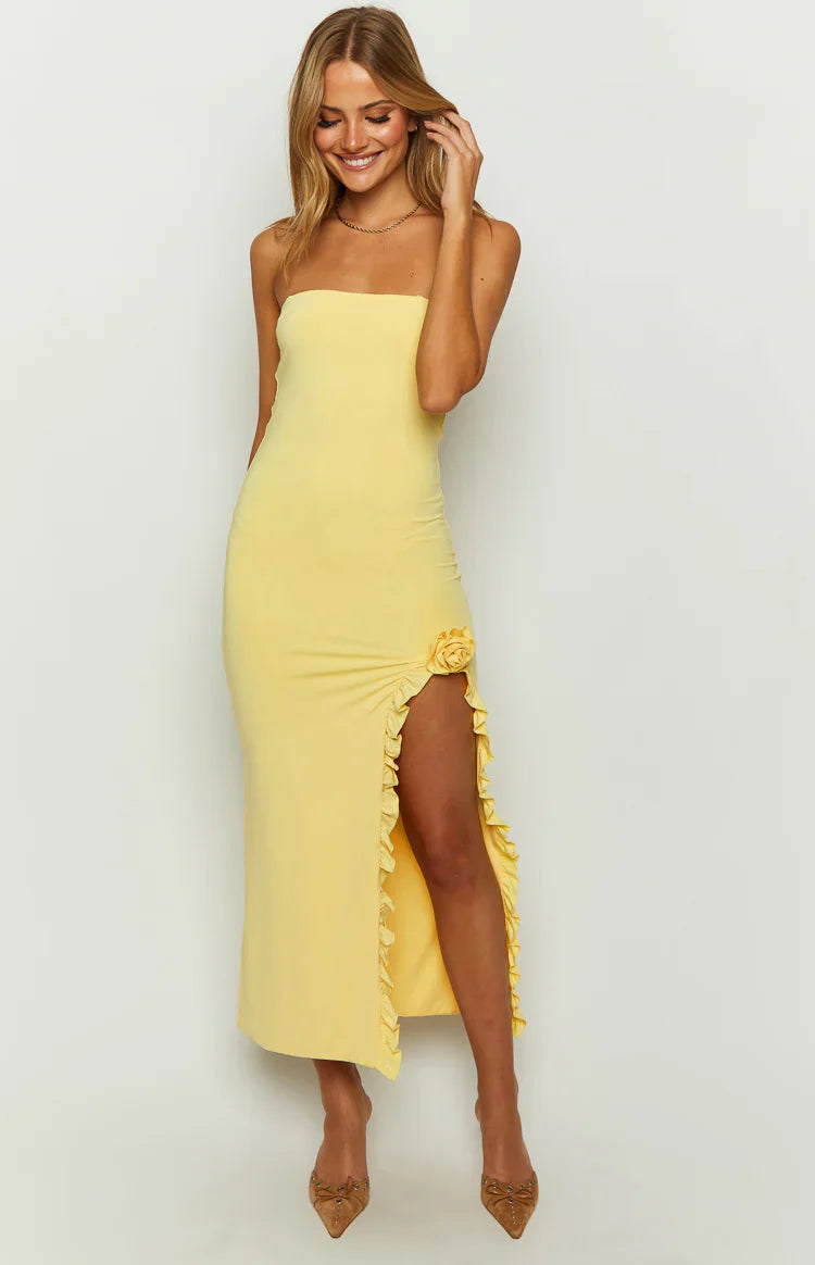 Orlando Maxi Dress | Yellow