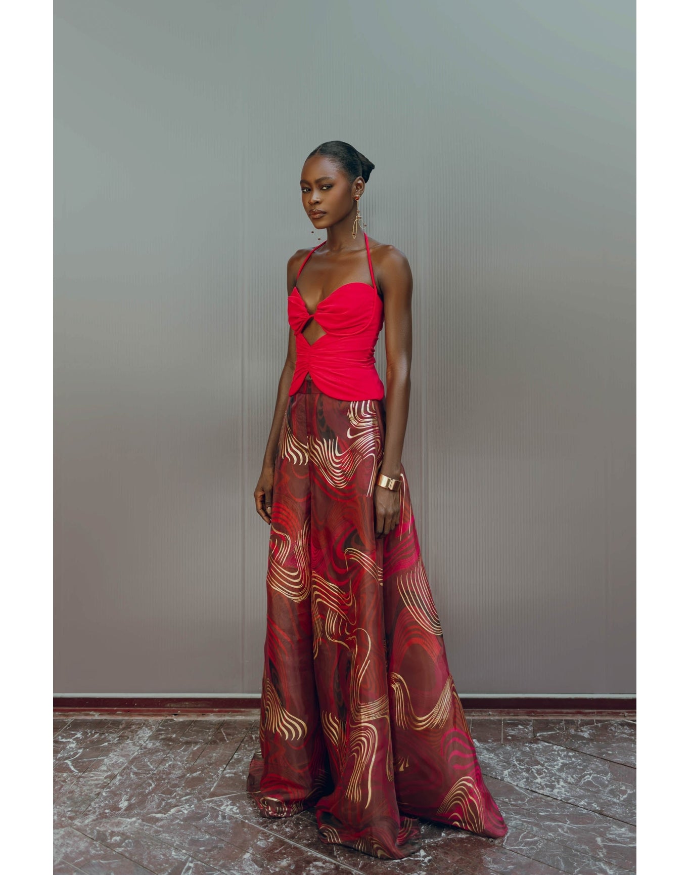 Oro Pants | Corda Foil Print