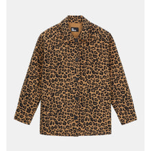 Overshirt Jacket In Wool Blend | Women | Leopard