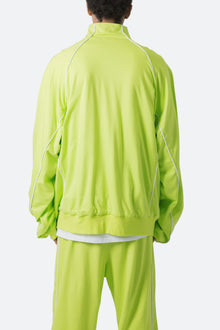Oversized Jersey Track Jacket | Acid Lime