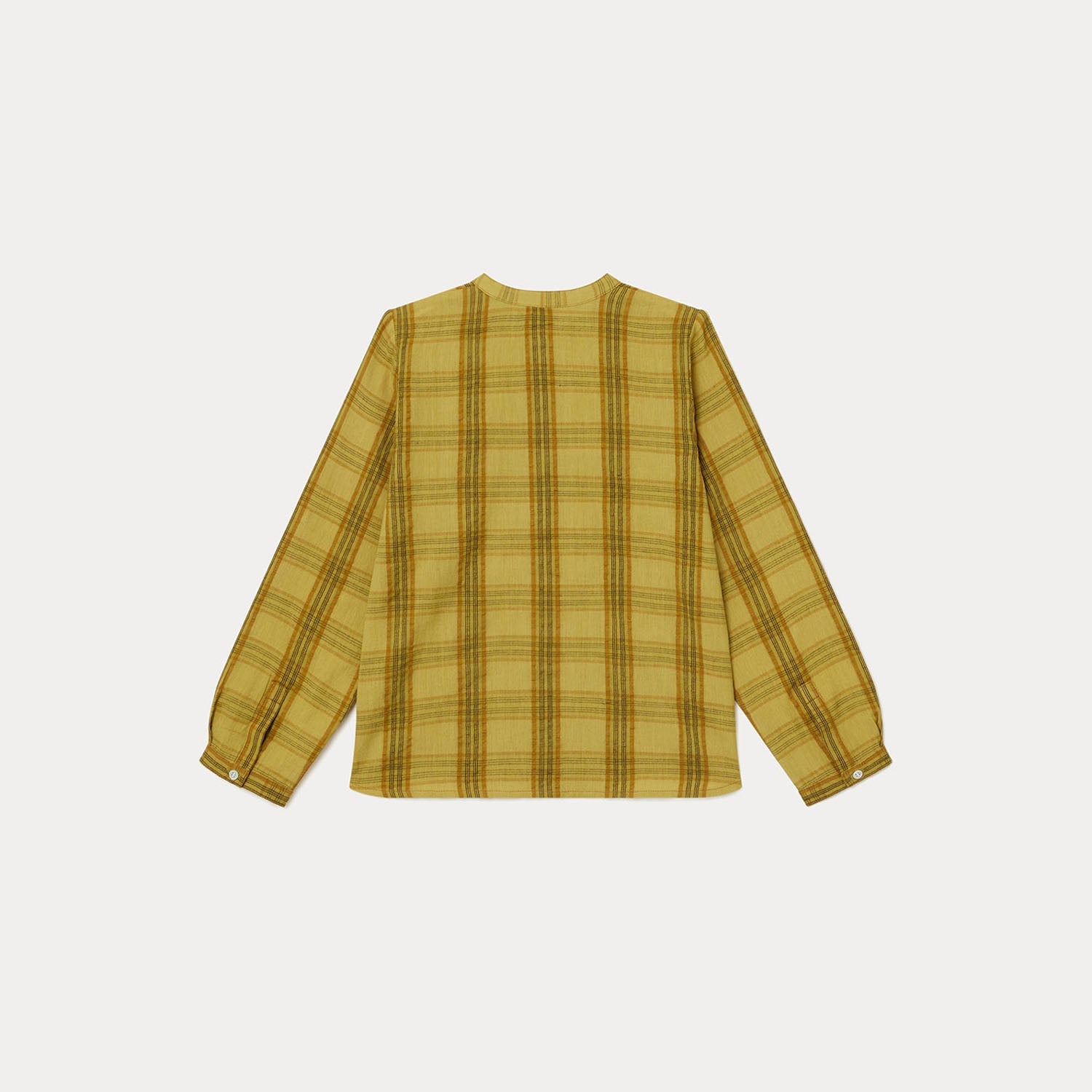 Boy | Henley Neck Shirt For Boys | Acid Yellow
